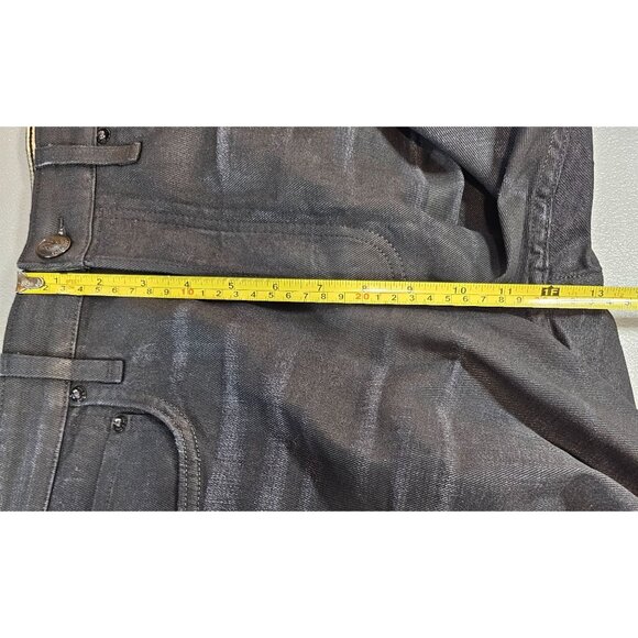 Rag & Bone Womens 30 Maya High Rise Slim Fit Coated Jeans in Worn Black NWT‎ - Picture 10 of 16